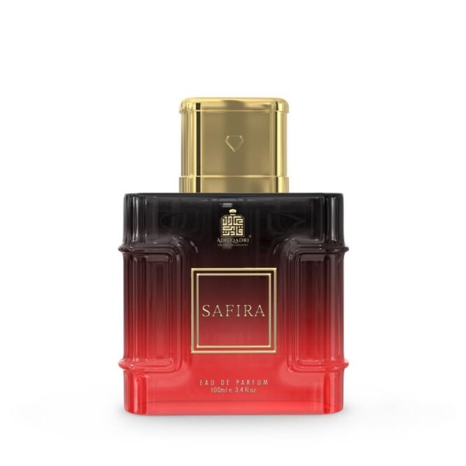 Adilqadri Safira Perfume for Men and Women | Long Lasting Eau De Parfum for Men & Women | Citrus, Fruity & Vanilla Musk Fragrance | Elegant Everyday Wear | 100ml