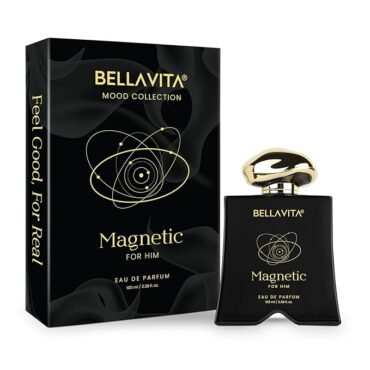 BELLAVITA Mood Collection Magnetic EDP 100ml | Long Lasting Perfume for Man | Grapefruit, Jasmine and Vanilla | Gourmand, Floral Fragrance Perfume for Men