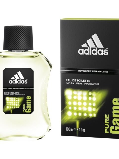 adidas Men Pure Game Eau De Toilette Wood Scent Spray, 100Ml, 3.4 Fluid Ounces