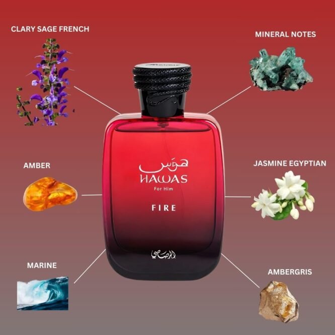 Buy RASASI Hawas Fire Eau De Parfum Men Spray 100ML(3.4 Oz) - Bold Arabian Perfume For Men With A Fiery Essence - Indulge In A Luxurious, Long Lasting Perfume That Captures Masculine Elegance And Strength Online at Low Prices in India - Amazon.inRufus AI - Image 5