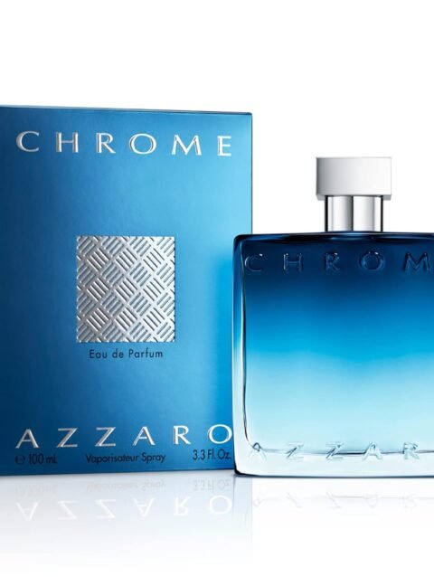 Azzaro Chrome Eau de Parfum 100 ml- Fresh Aquatic Mens Cologne – Fougère, Aromatic & Woody Fragrance – Citrus Notes of Green Mandarin – Lasting Wear – Classic Clean Scent – Luxury Perfumes for Men  Amazon.in Beauty
